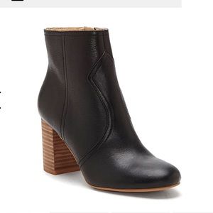 EUC Lucky Brand Black Sheirin Heeled Booties